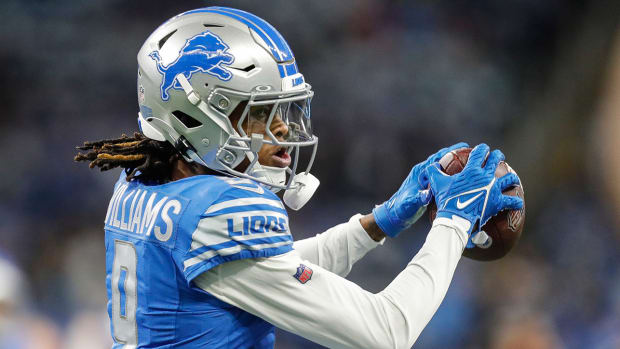 Detroit Lions wide receiver Jameson Williams